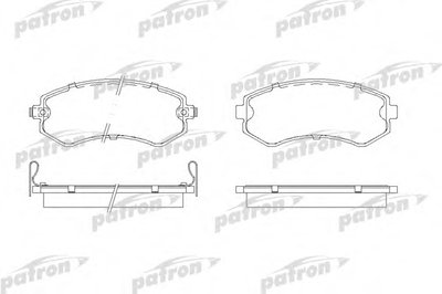 Комплект тормозных колодок, дисковый тормоз PATRON купить