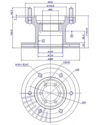 Тормозной диск CAR купить