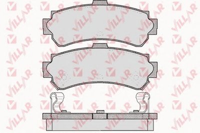 Комплект тормозных колодок, дисковый тормоз VILLAR купить
