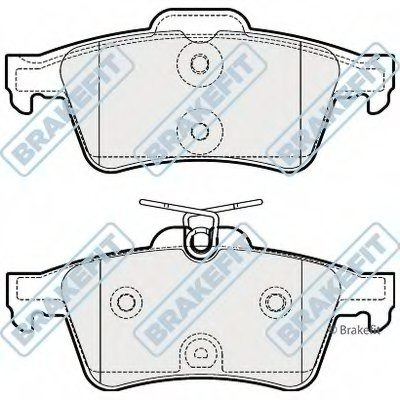 Комплект тормозных колодок, дисковый тормоз Brake Fit APEC braking купить