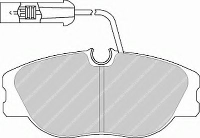 Комплект тормозных колодок, дисковый тормоз PREMIER FERODO купить