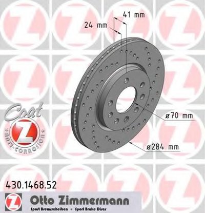 Тормозной диск SPORT BRAKE DISC COAT Z ZIMMERMANN купить