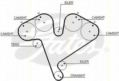 Ремень ГРМ TRISCAN купить