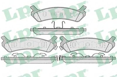 Комплект тормозных колодок, дисковый тормоз LPR купить