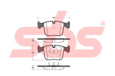 Комплект тормозных колодок, дисковый тормоз sbs купить