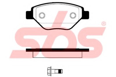 Комплект тормозных колодок, дисковый тормоз sbs купить