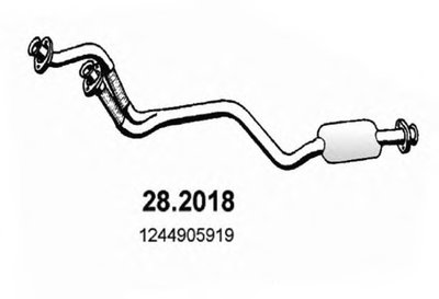 Предглушитель выхлопных газов ASSO купить