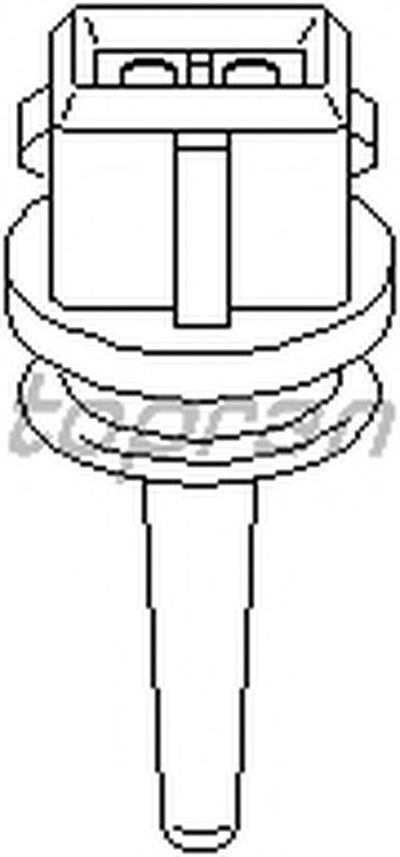 Датчик, температура впускаемого воздуха TOPRAN купить