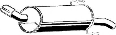 Глушитель выхлопных газов конечный ASMET купить