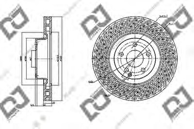 Тормозной диск DJ PARTS купить