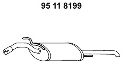 Глушитель выхлопных газов конечный EBERSPÄCHER купить