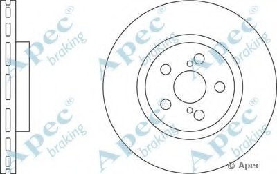 Тормозной диск APEC braking купить