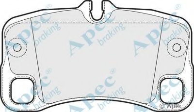 Комплект тормозных колодок, дисковый тормоз APEC braking купить