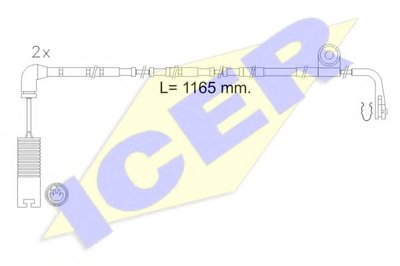 Сигнализатор, износ тормозных колодок ICER купить