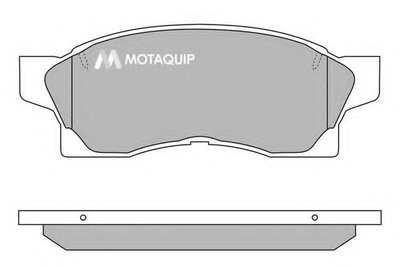Комплект тормозных колодок, дисковый тормоз MOTAQUIP купить