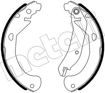 Комплект тормозных колодок METELLI купить