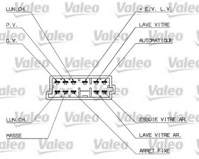 Выключатель на колонке рулевого управления VALEO купить