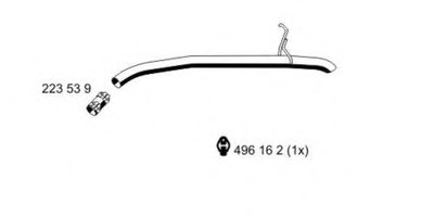 Труба выхлопного газа ERNST купить