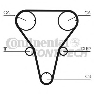 Ремень ГРМ Mazda 323 1.5 16V/1.6 94-04 (22x123z)