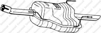 Глушитель выхлопных газов конечный BOSAL купить