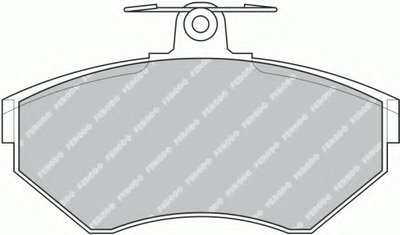 Комплект тормозных колодок, дисковый тормоз PREMIER FERODO Купить