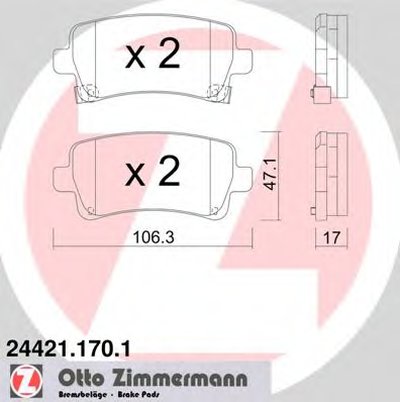 Колодки тормозные (задние) Opel Insignia A 08- (Sumotomo)