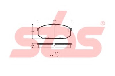 Комплект тормозных колодок, дисковый тормоз sbs купить