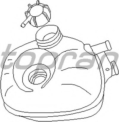 Расширительный бачек охлаждающей жидкости