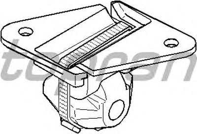Кронштейн, глушитель TOPRAN купить