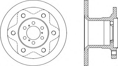 Тормозной диск ADAPTIVE OPEN PARTS купить