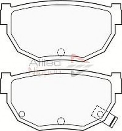 Комплект тормозных колодок, дисковый тормоз ANL Braking COMLINE купить