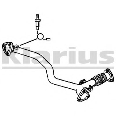 Труба выхлопного газа KLARIUS купить