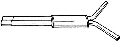 Средний глушитель выхлопных газов SIGAM купить