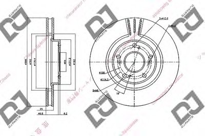 Тормозной диск DJ PARTS купить