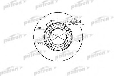 Тормозной диск PATRON купить