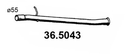 Труба выхлопного газа ASSO купить