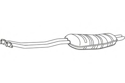 Глушитель выхлопных газов конечный FENNO купить