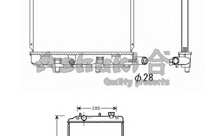 Радиатор, охлаждение двигателя ASHUKI купить