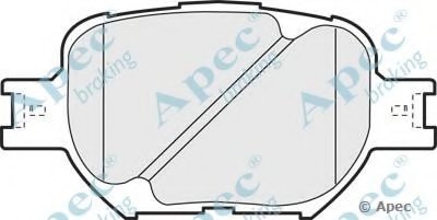 Комплект тормозных колодок, дисковый тормоз APEC braking купить