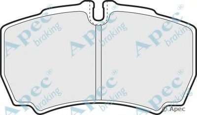 Комплект тормозных колодок, дисковый тормоз APEC braking купить