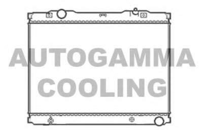 Радиатор, охлаждение двигателя AUTOGAMMA купить