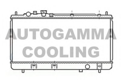 Радиатор, охлаждение двигателя AUTOGAMMA купить