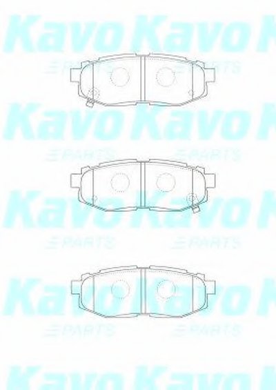 Комплект тормозных колодок, дисковый тормоз MK KASHIYAMA KAVO PARTS купить