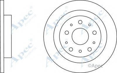 Тормозной диск APEC braking купить