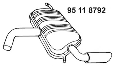 Глушитель выхлопных газов конечный EBERSPÄCHER купить