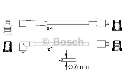 Комплект проводов зажигания BOSCH купить