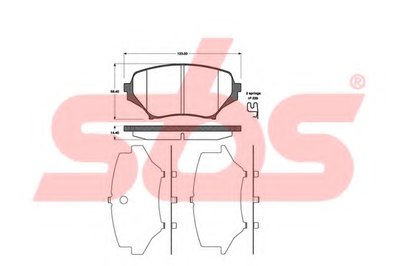 Комплект тормозных колодок, дисковый тормоз sbs купить