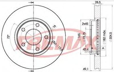 Тормозной диск Premium Carbon + FREMAX купить