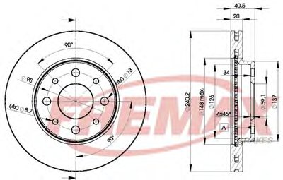 Тормозной диск Premium Carbon + FREMAX купить