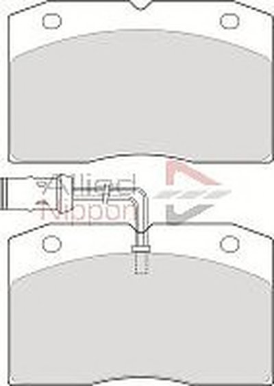 Комплект тормозных колодок, дисковый тормоз ANL Braking COMLINE купить